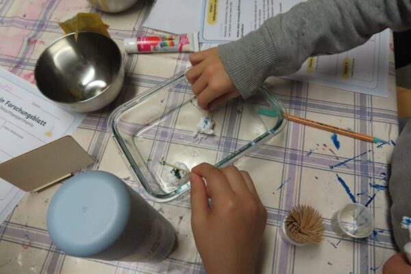 Experimente Schnee 1